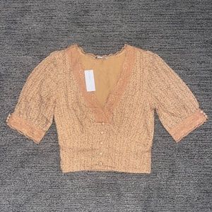 AEO American Eagle Flowered Blouse
